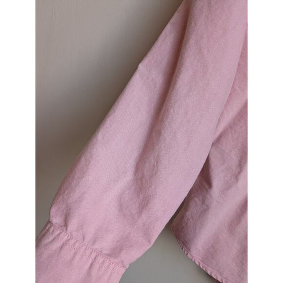 J.CREW Slim Flex Oxford Shirt Mens Large Pastel Pink Button-down Long Size XL - Picture 4 of 6